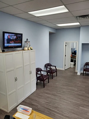 Performance Max Wave Therapy Jacksonville FL Waiting Area